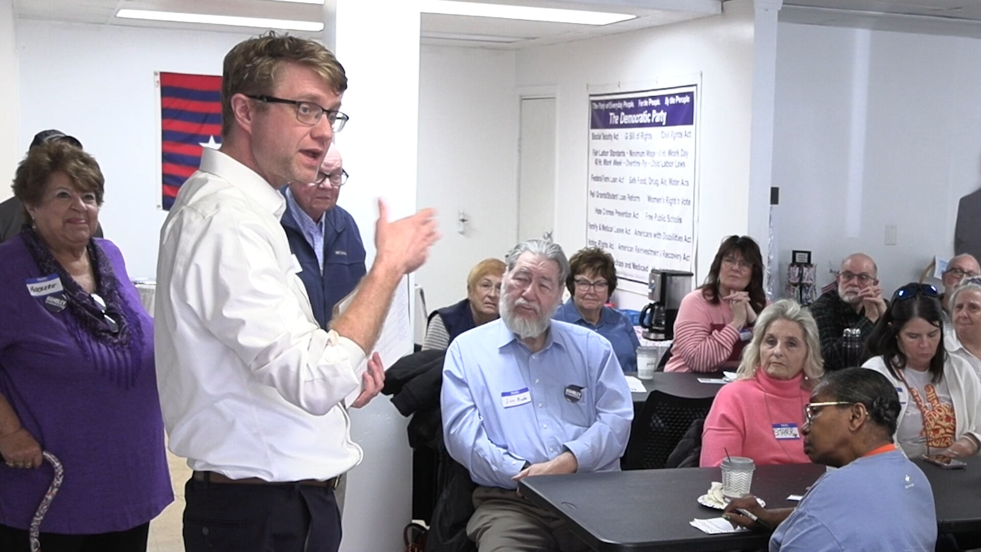 Doctor discusses candidacy for Ohio Secretary of State with Allen County Democrats